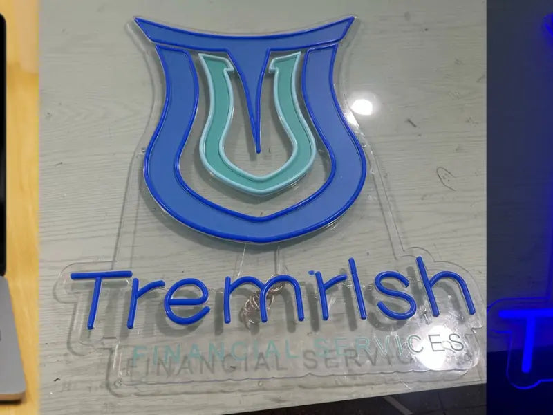 Custom Neon Sign for Omoh Financial Services