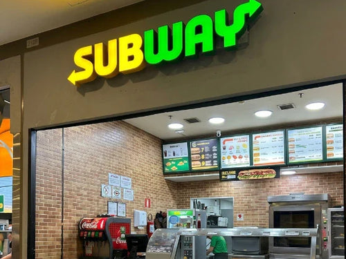 Custom Illuminated Franchise Signage-Subway