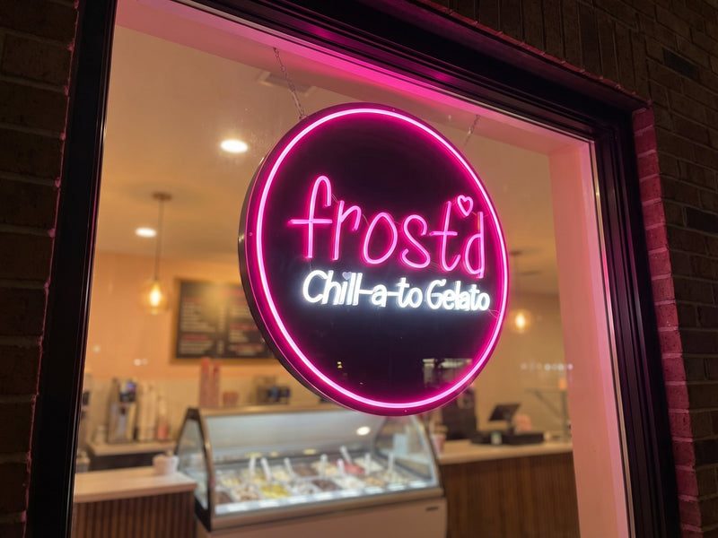 Frostd (Chill-a-to Gelato) - Custom Indoor Neon Sign