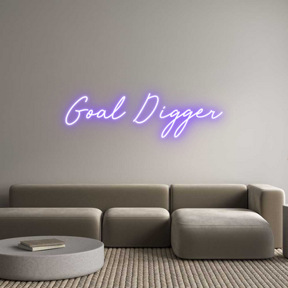 Custom Neon: Goal Digger