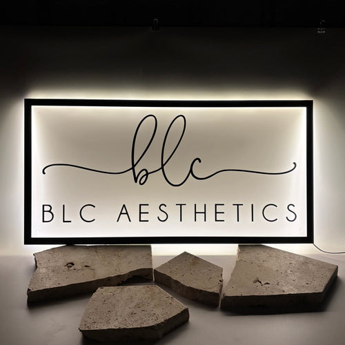 Backlit Acrylic Panel Reception Perth WA - Neon Brothers