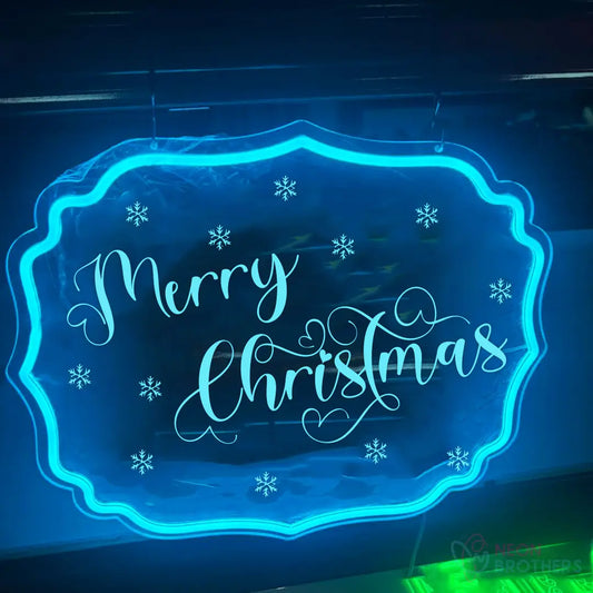 Merry Christmas - Laser Engraved Neon Sign