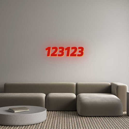 Custom Sign: 123123