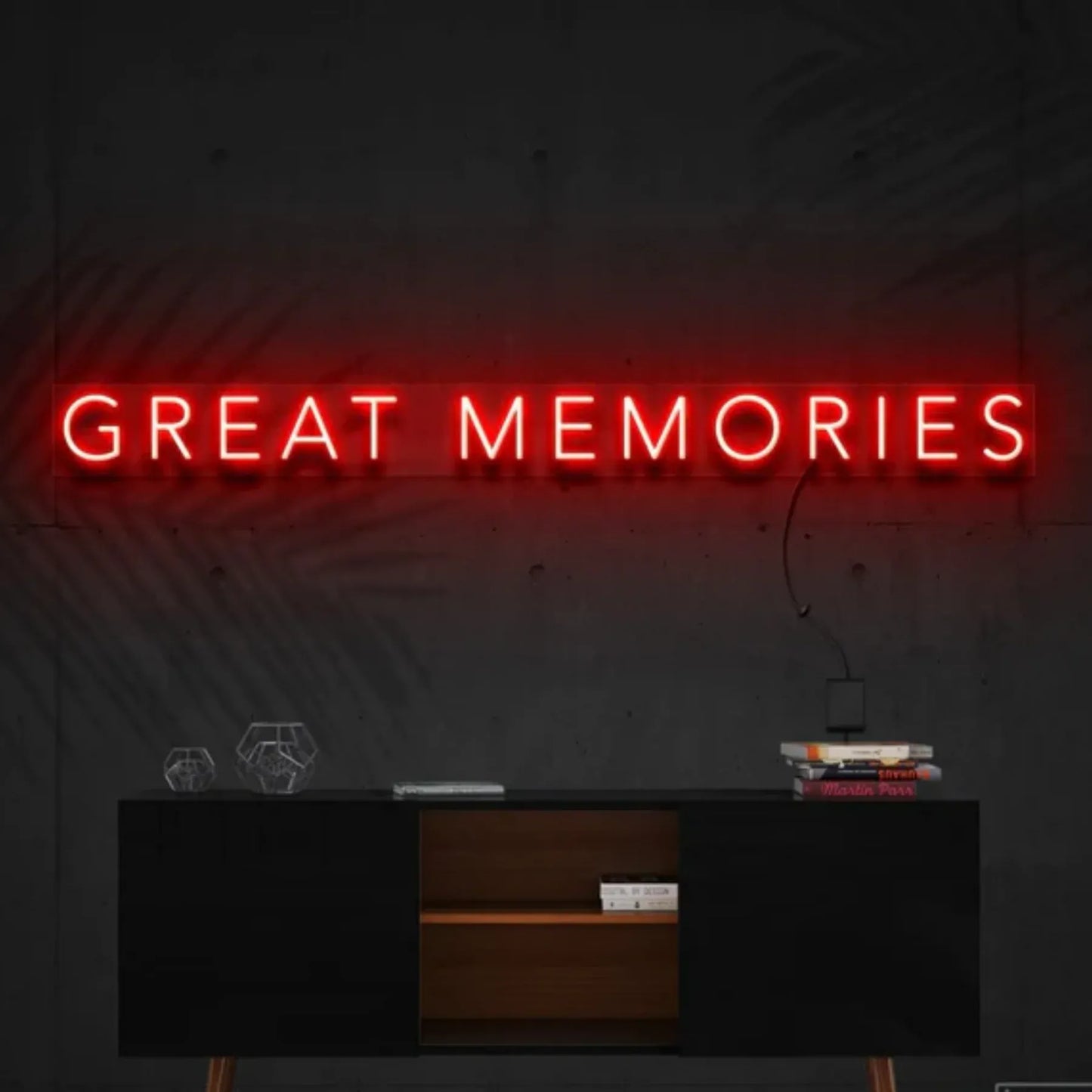 Great Memories Neon Sign | Inspirational LED Light for Home, Bedroom, or Living Room Decor