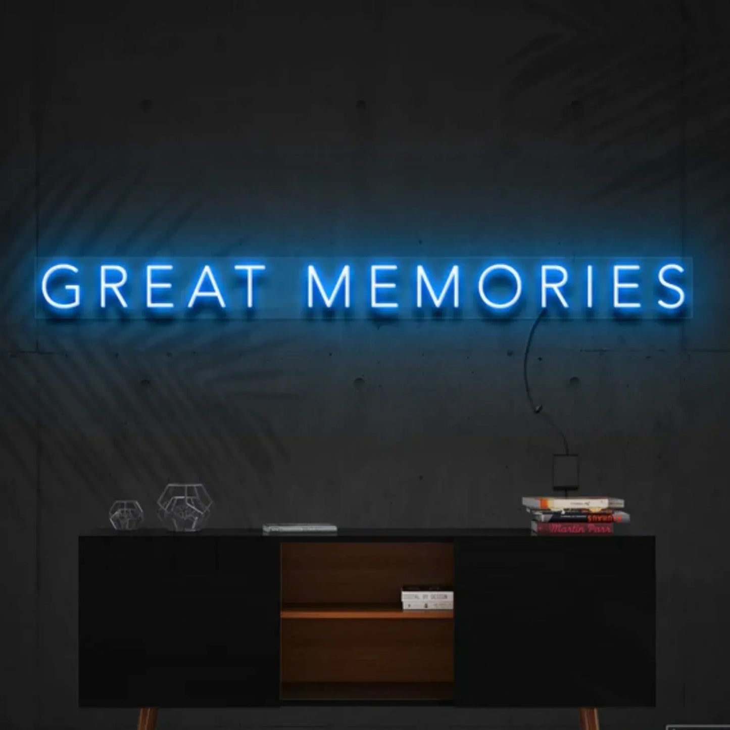 Great Memories Neon Sign | Inspirational LED Light for Home, Bedroom, or Living Room Decor