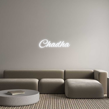 Custom Neon: Chadha