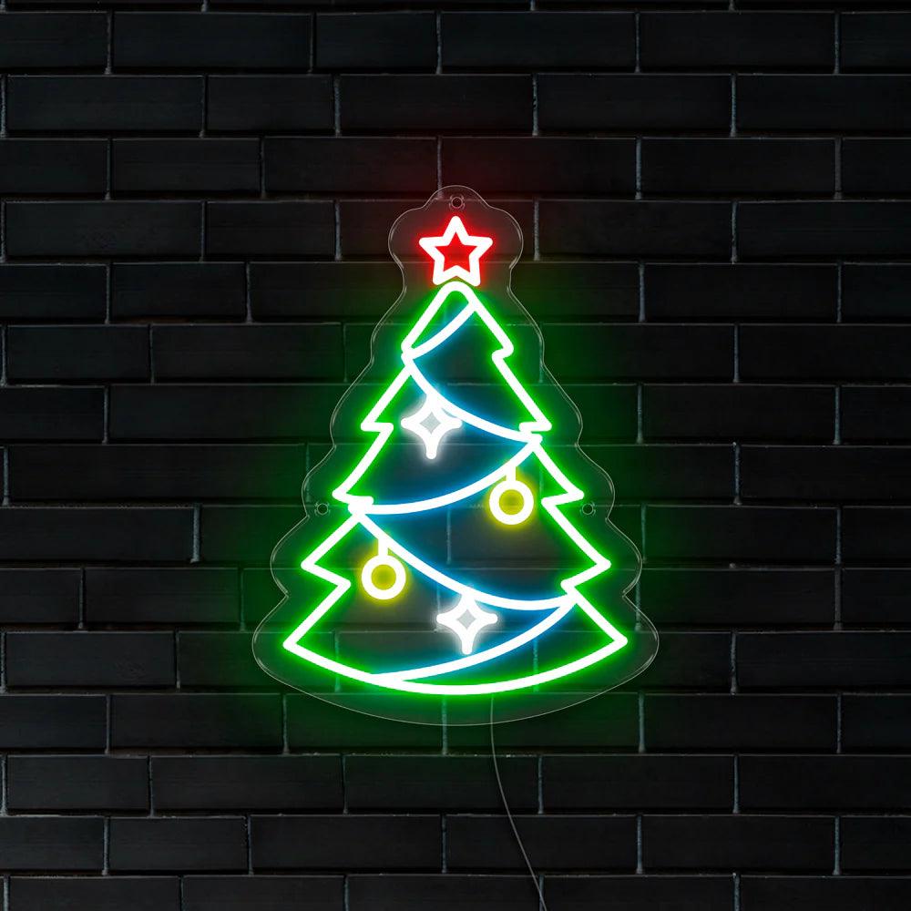 MINI CHRISTMAS TREE-LED NEON SIGN!-Neonsigns-Multi-60 x 120 cm-Neon Brothers