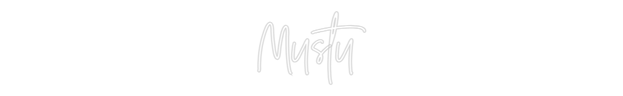 Custom Neon: Mustu