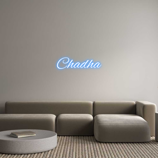 Custom Neon: Chadha