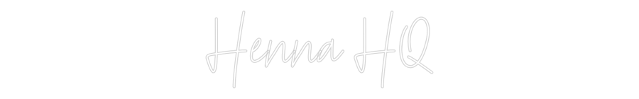 Custom Neon: Henna HQ