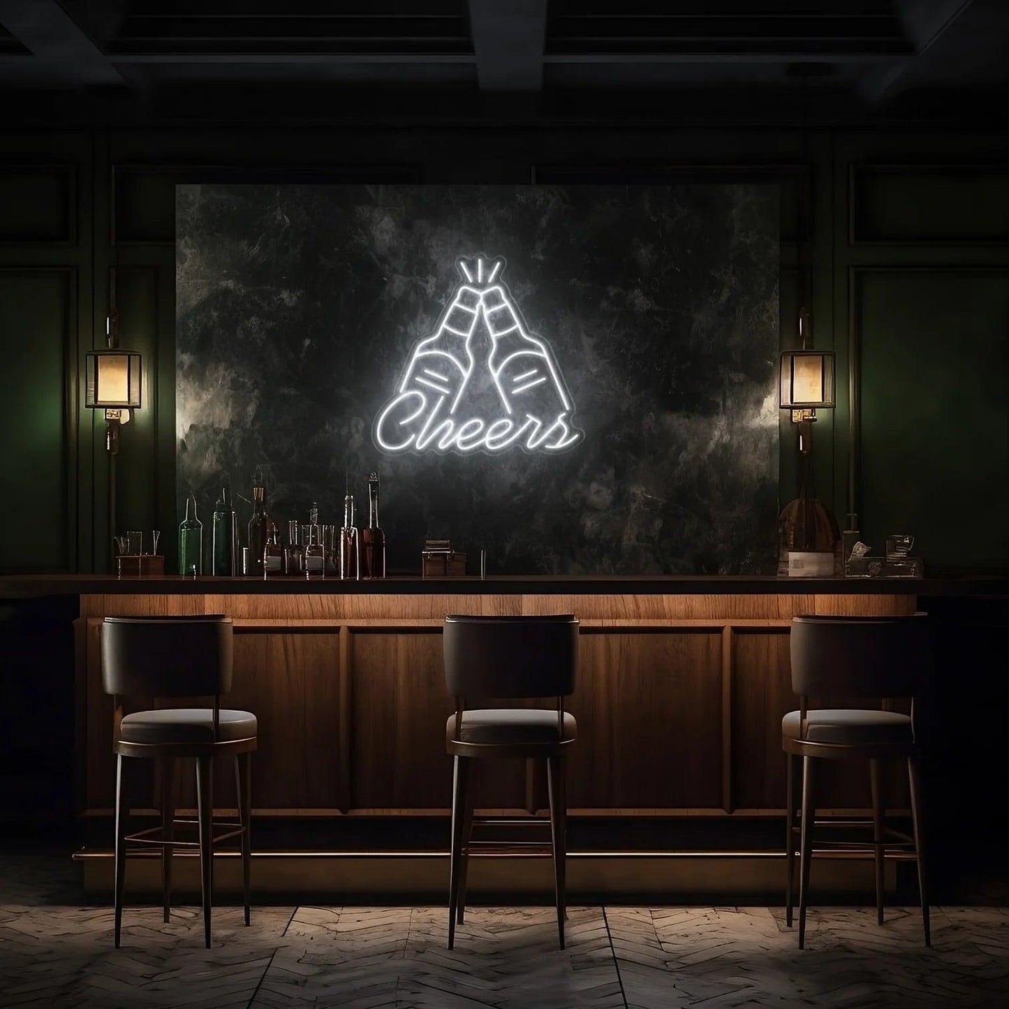 Cheers LED Neon Sign!-Neonsigns-45 x 90 cm-White-Neon Brothers