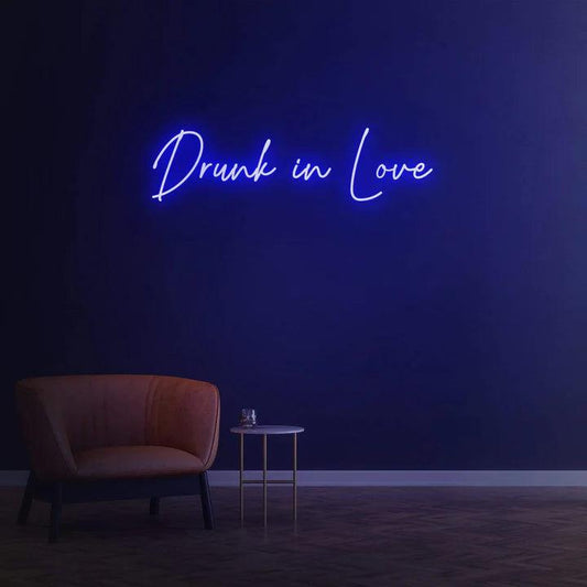 Drunk in Love - LED Neon Sign-Neonsigns-Blue-60 x 120 cm-Neon Brothers