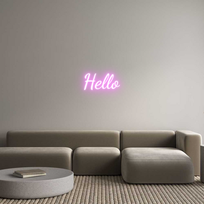 Custom Neon: Hello