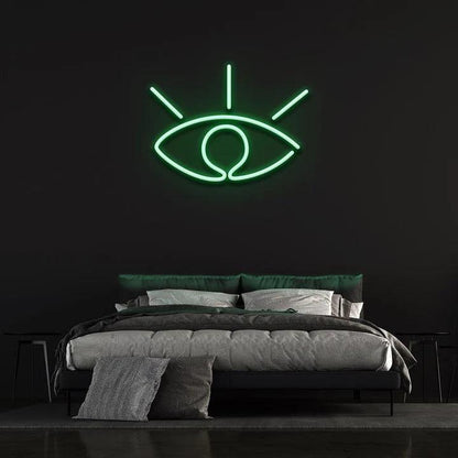 EYE - LED NEON SIGN-Neonsigns-60 x 120 cm-Green-Neon Brothers