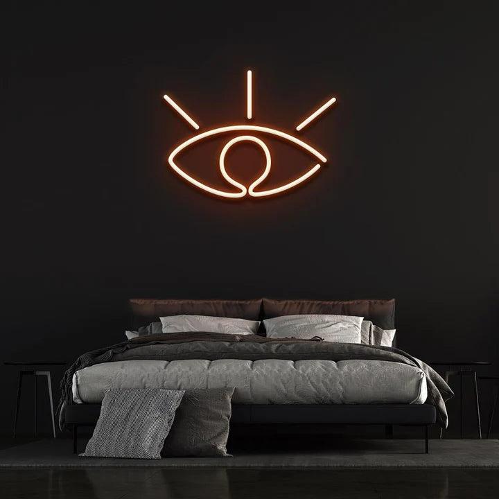 EYE - LED NEON SIGN-Neonsigns-60 x 120 cm-Orange-Neon Brothers