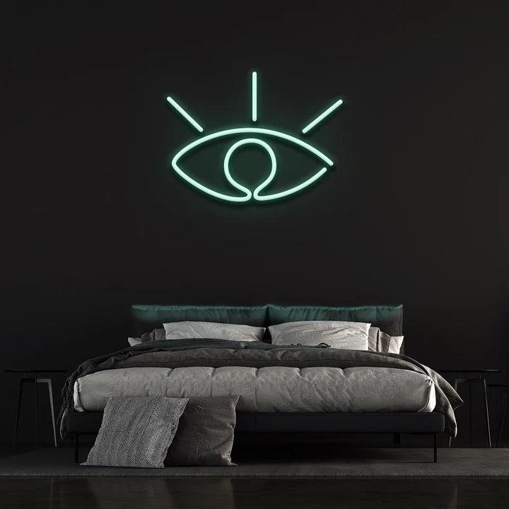 EYE - LED NEON SIGN-Neonsigns-60 x 120 cm-Teal-Neon Brothers