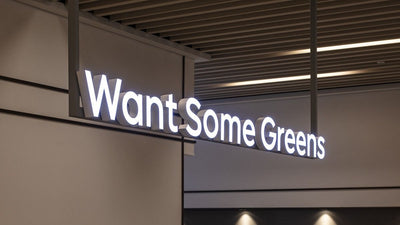 Illuminated lightbox sign cafe shopfront Sydney - Neon Brothers