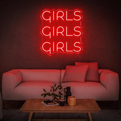 'GIRLS' NEON SIGN-Neonsigns-Neon Brothers