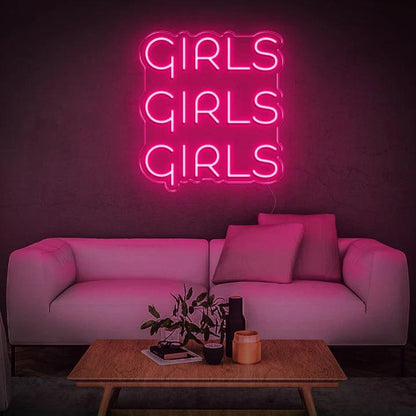 'GIRLS' NEON SIGN-Neonsigns-Neon Brothers