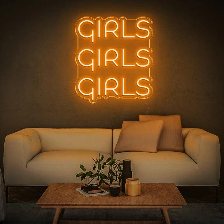 'GIRLS' NEON SIGN-Neonsigns-Neon Brothers