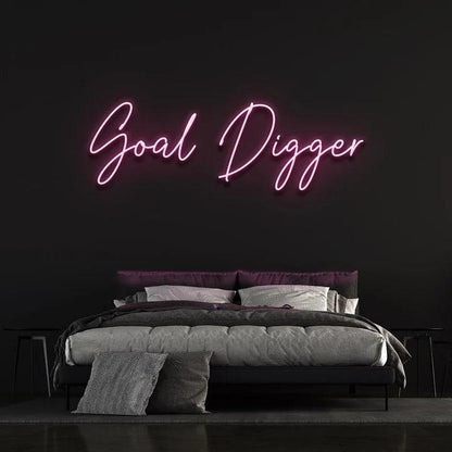 GOAL DIGGER NEON SIGN-Neonsigns-Pink-45 x 90 cm-No-Neon Brothers