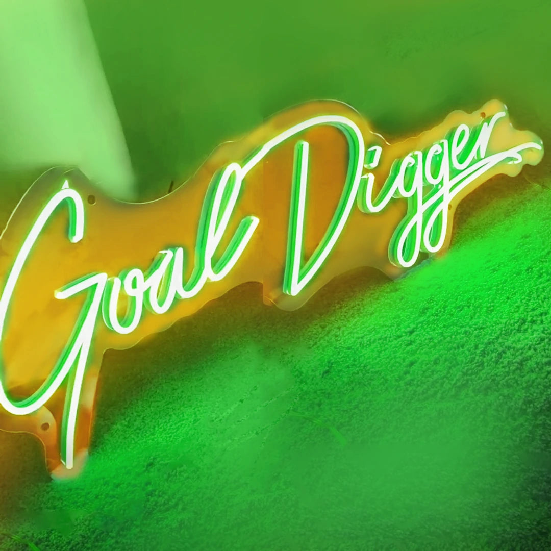 GOAL DIGGER LED NEON SIGN