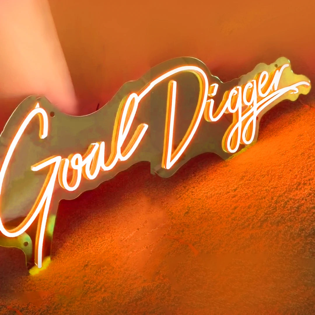 GOAL DIGGER LED NEON SIGN