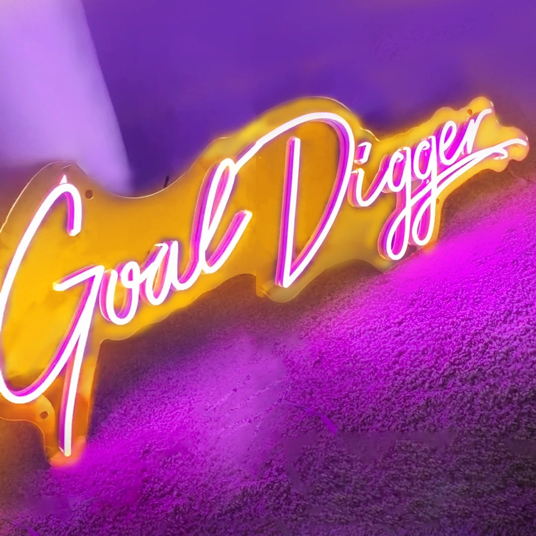 GOAL DIGGER LED NEON SIGN