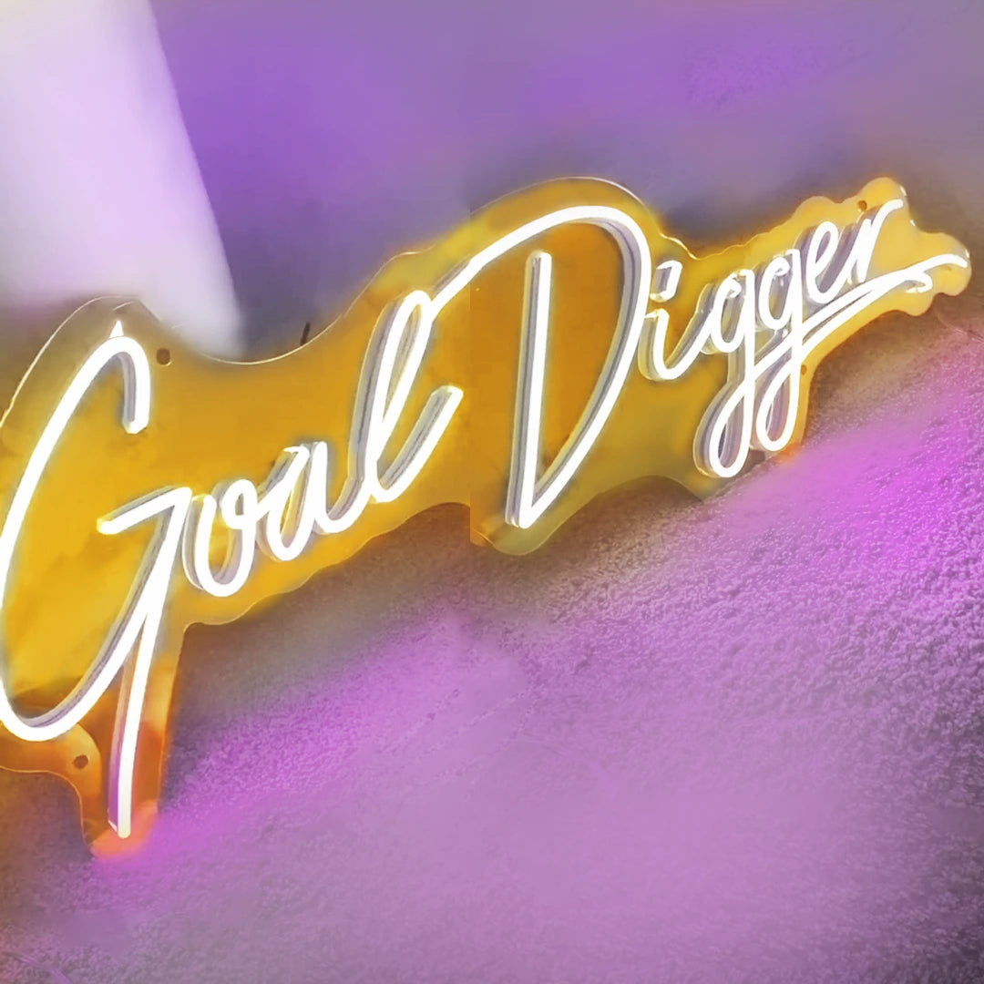 GOAL DIGGER LED NEON SIGN