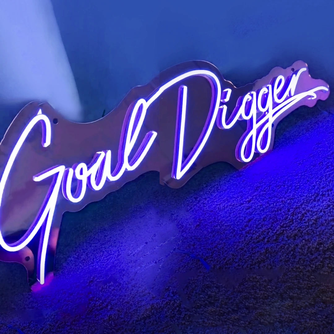 GOAL DIGGER LED NEON SIGN