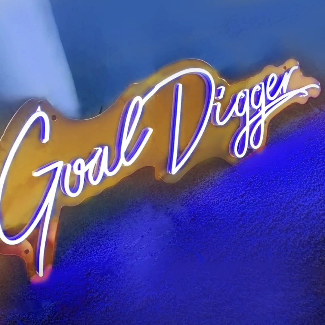 GOAL DIGGER LED NEON SIGN