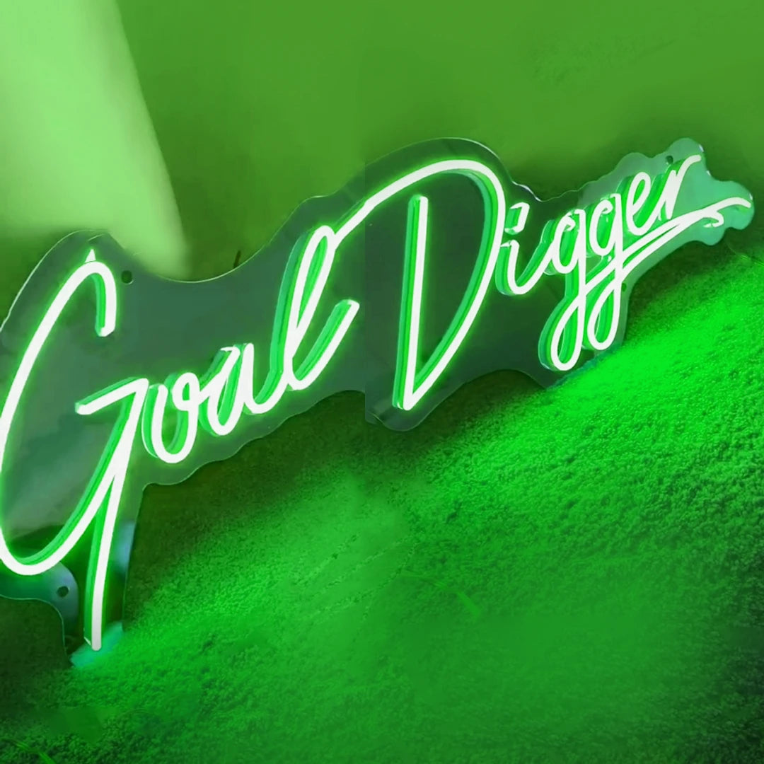 GOAL DIGGER LED NEON SIGN