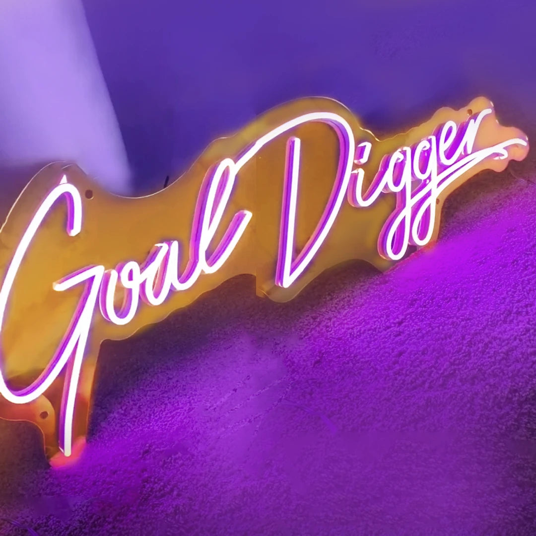 GOAL DIGGER LED NEON SIGN