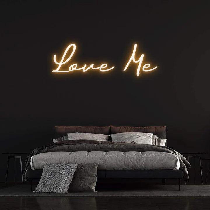 LOVE ME - LED NEON SIGN-Neonsigns-45 x 105 cm-Orange-Neon Brothers