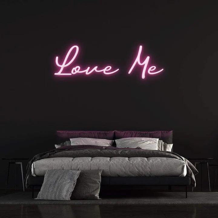 LOVE ME - LED NEON SIGN-Neonsigns-45 x 105 cm-Pink-Neon Brothers