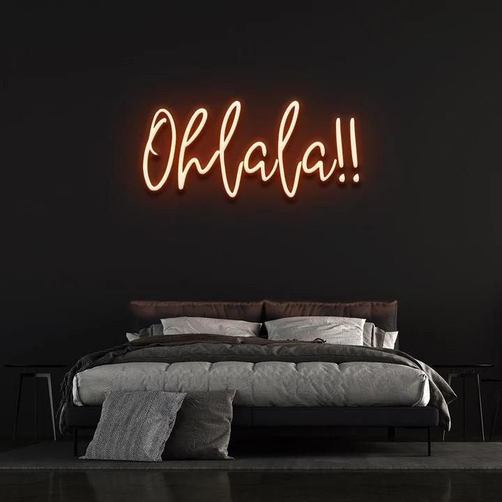 OHLALA!! - LED NEON SIGN-Neonsigns-Orange-45 x 90 cm-Neon Brothers