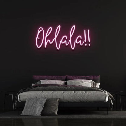 OHLALA!! - LED NEON SIGN-Neonsigns-Pink-45 x 90 cm-Neon Brothers