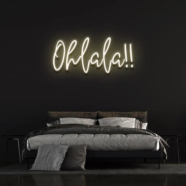 OHLALA!! - LED NEON SIGN-Neonsigns-Warm white-45 x 90 cm-Neon Brothers