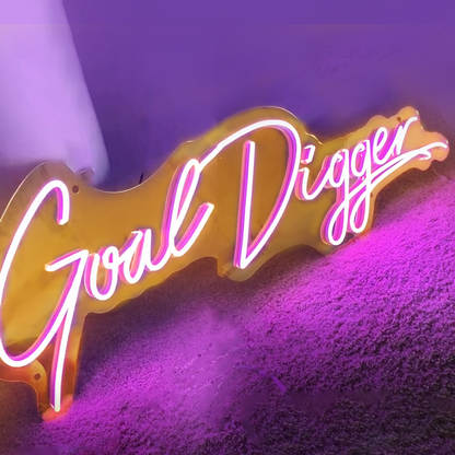 GOAL DIGGER LED NEON SIGN