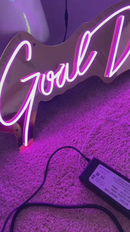 GOAL DIGGER LED NEON SIGN