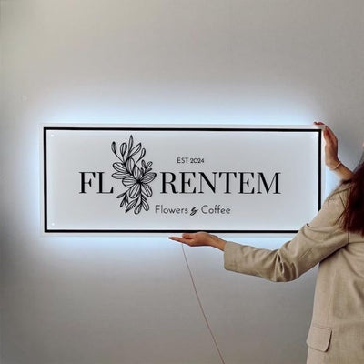 Backlit Acrylic Panel Reception Sign Perth WA - Neon Brothers