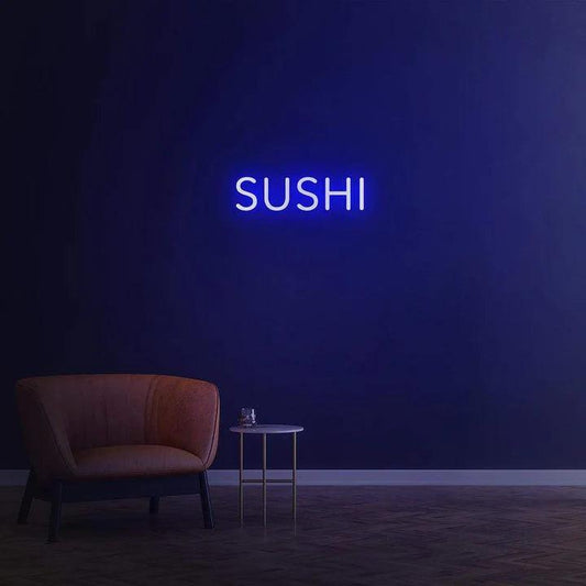 SUSHI - LED NEON SIGN-Neonsigns-45 x 90 cm-Blue-Neon Brothers