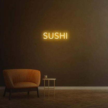 SUSHI - LED NEON SIGN-Neonsigns-45 x 90 cm-Orange-Neon Brothers