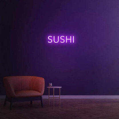 SUSHI - LED NEON SIGN-Neonsigns-45 x 90 cm-Purple-Neon Brothers