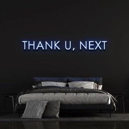 THANK U, NEXT - LED NEON SIGN-Neonsigns-45 x 90 cm-Blue-Neon Brothers