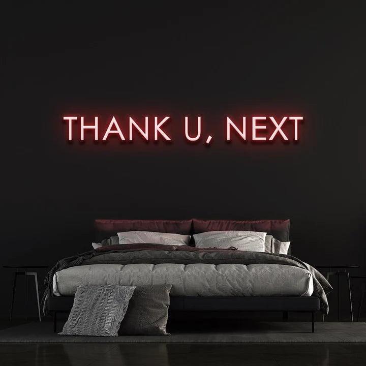 THANK U, NEXT - LED NEON SIGN-Neonsigns-45 x 90 cm-Red-Neon Brothers