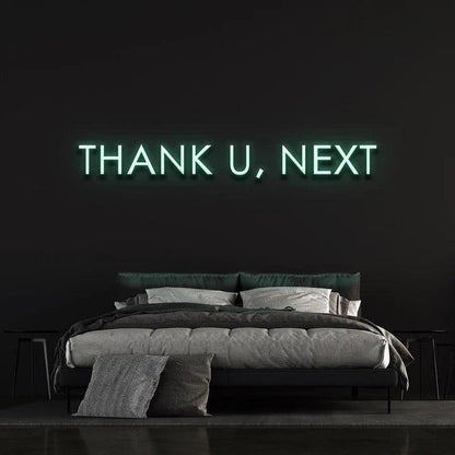 THANK U, NEXT - LED NEON SIGN-Neonsigns-45 x 90 cm-Teal-Neon Brothers