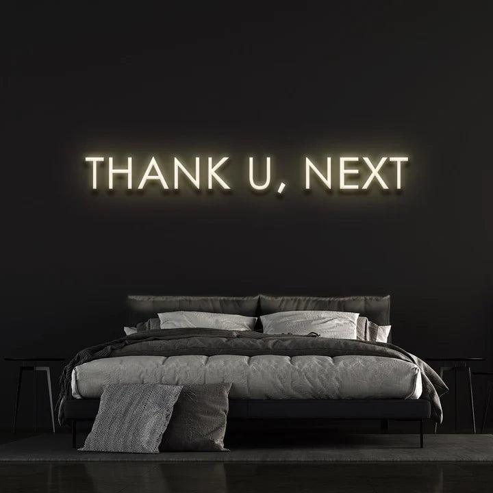 THANK U, NEXT - LED NEON SIGN-Neonsigns-45 x 90 cm-Warm White-Neon Brothers