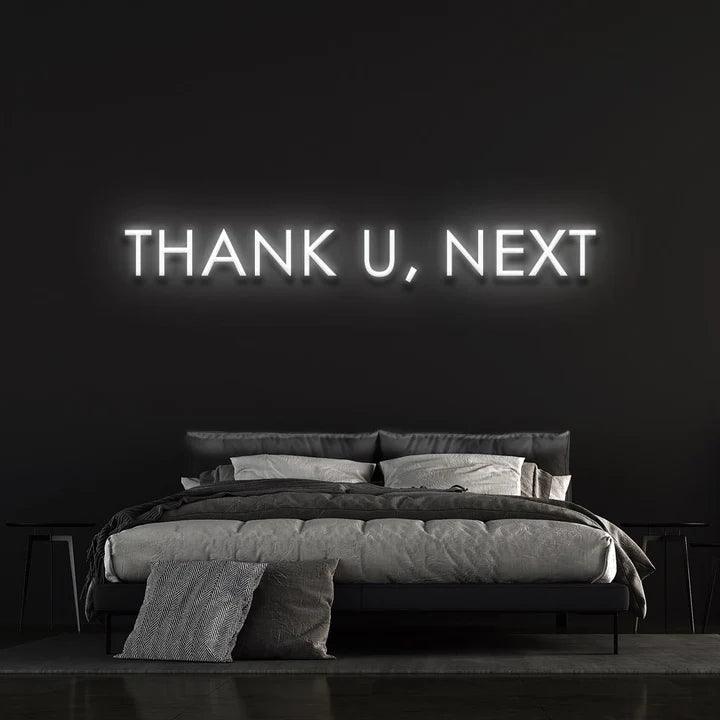 THANK U, NEXT - LED NEON SIGN-Neonsigns-45 x 90 cm-White-Neon Brothers