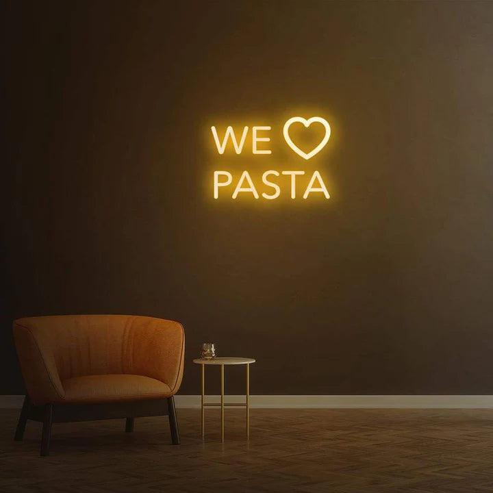 We Love Pasta - LED Neon Sign-Neonsigns-Neon Brothers